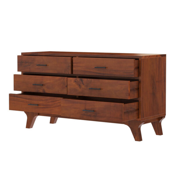 Lumix edge solid acacia wood dresser - Image 3