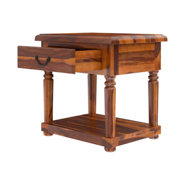 Fortix solid wood end table - Image 5