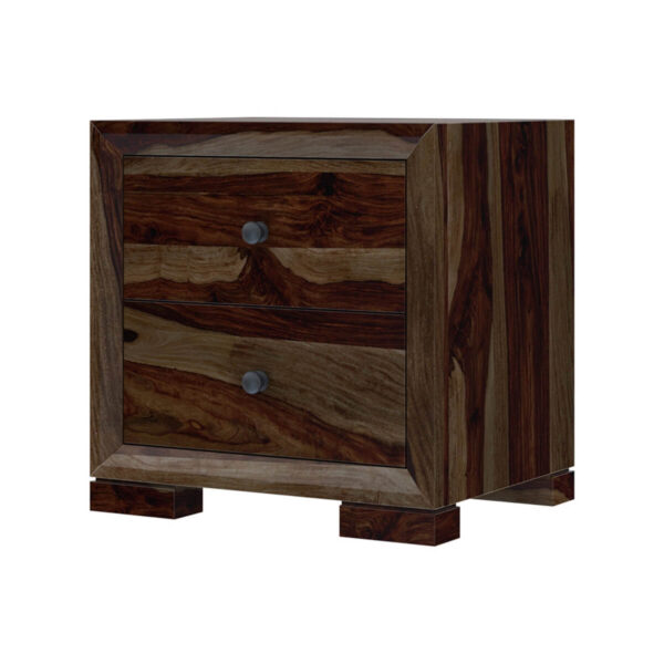 Marlux wood bedside table in espresso finish