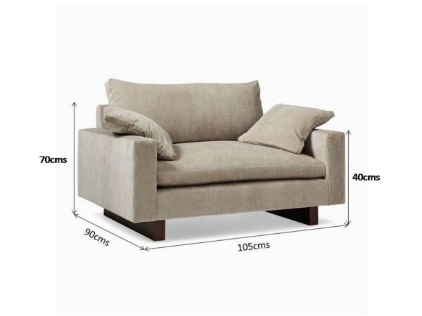 Lumina slipper sofa chair - Image 5