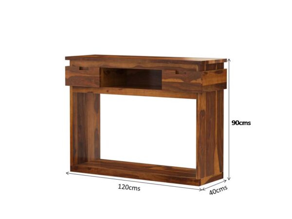 Exelon solid wood console table - Image 6