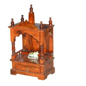 wooden shesham mandir