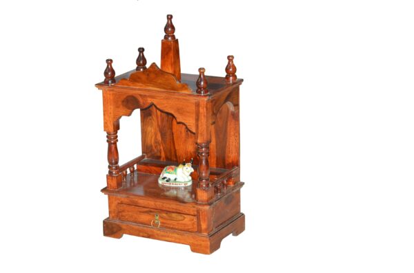 wooden shesham mandir