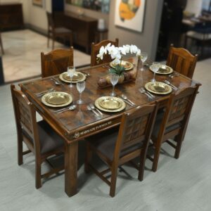 wooden dining set